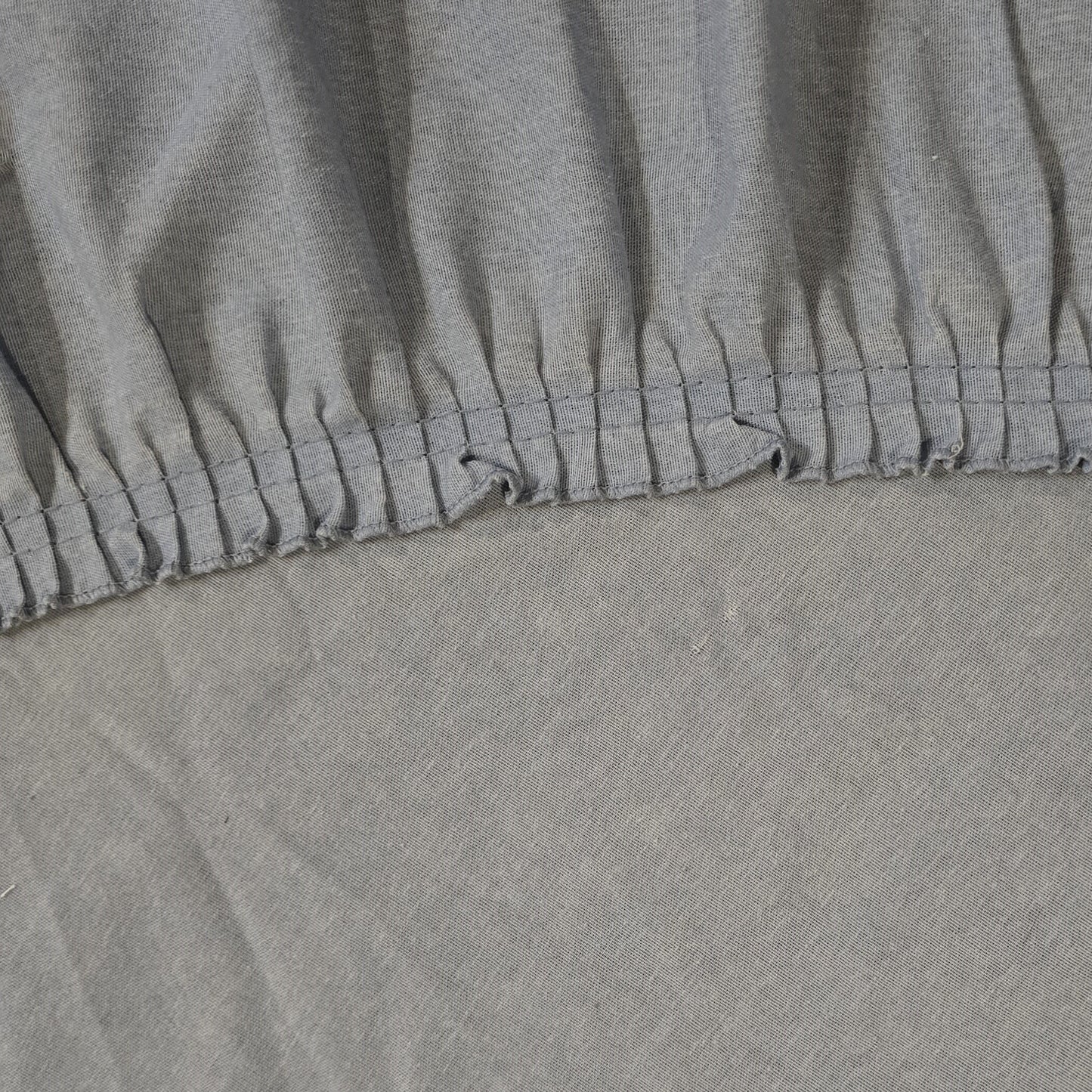 Light-wash Blue Ruffled Circle Skirt