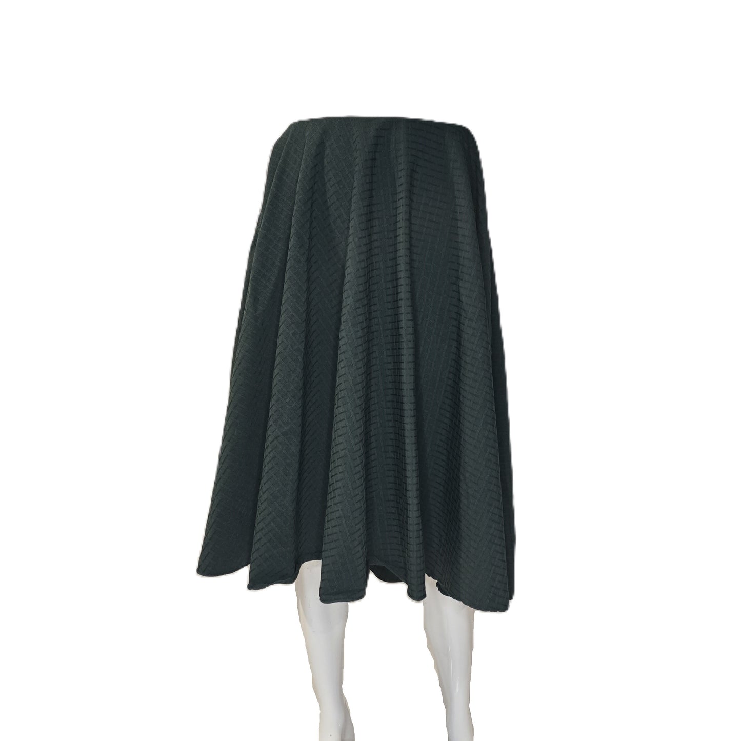 Dark Green Circle Skirt