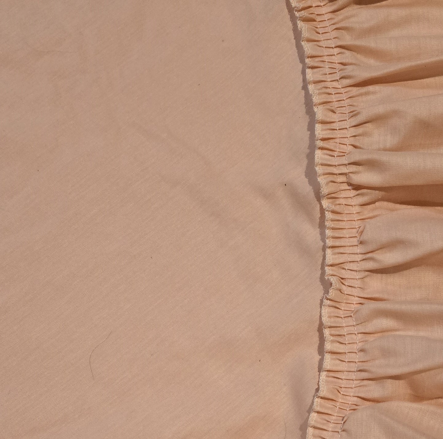 Light Salmon Ruffled Circle Skirt
