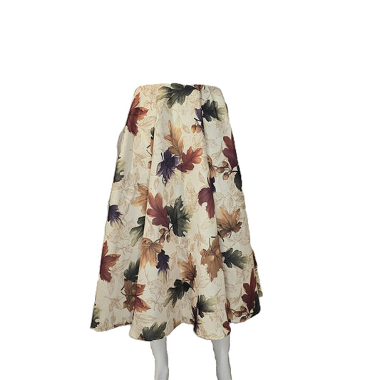 Fall Leaves Circle Tablecloth Skirt