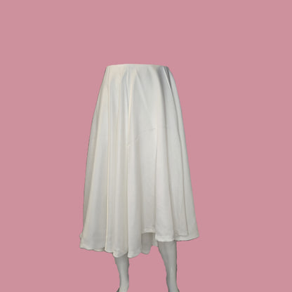 Soft White Circle Tablecloth Skirt