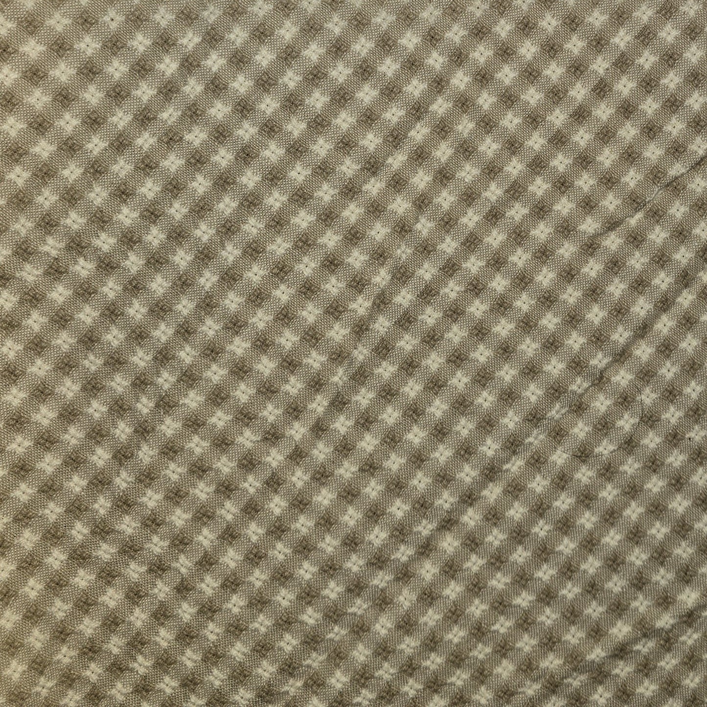 Khaki Houndstooth Circle Tablecloth Skirt