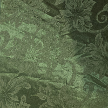 Emerald Green Damask Circle Tablecloth Skirt