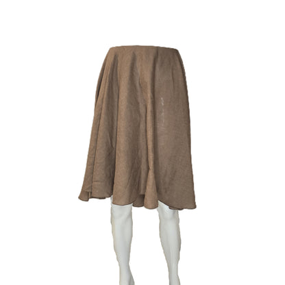 Mocha Brown Circle Tablecloth Skirt