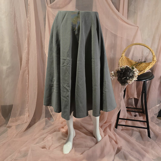 Gray Circle Skirt