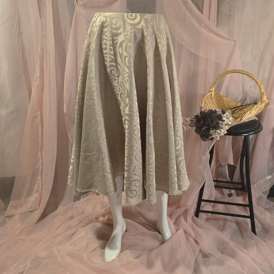 Light Mocha Circle Skirt
