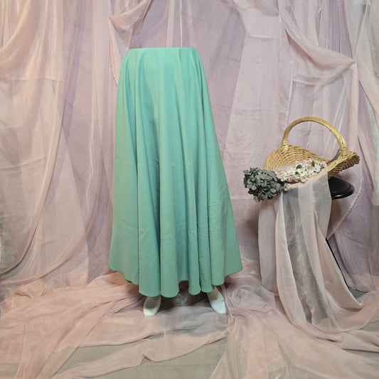 Jade Green Circle Tablecloth Skirt