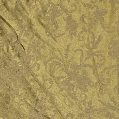 Long Gold Swirl Brocade Circle Skirt