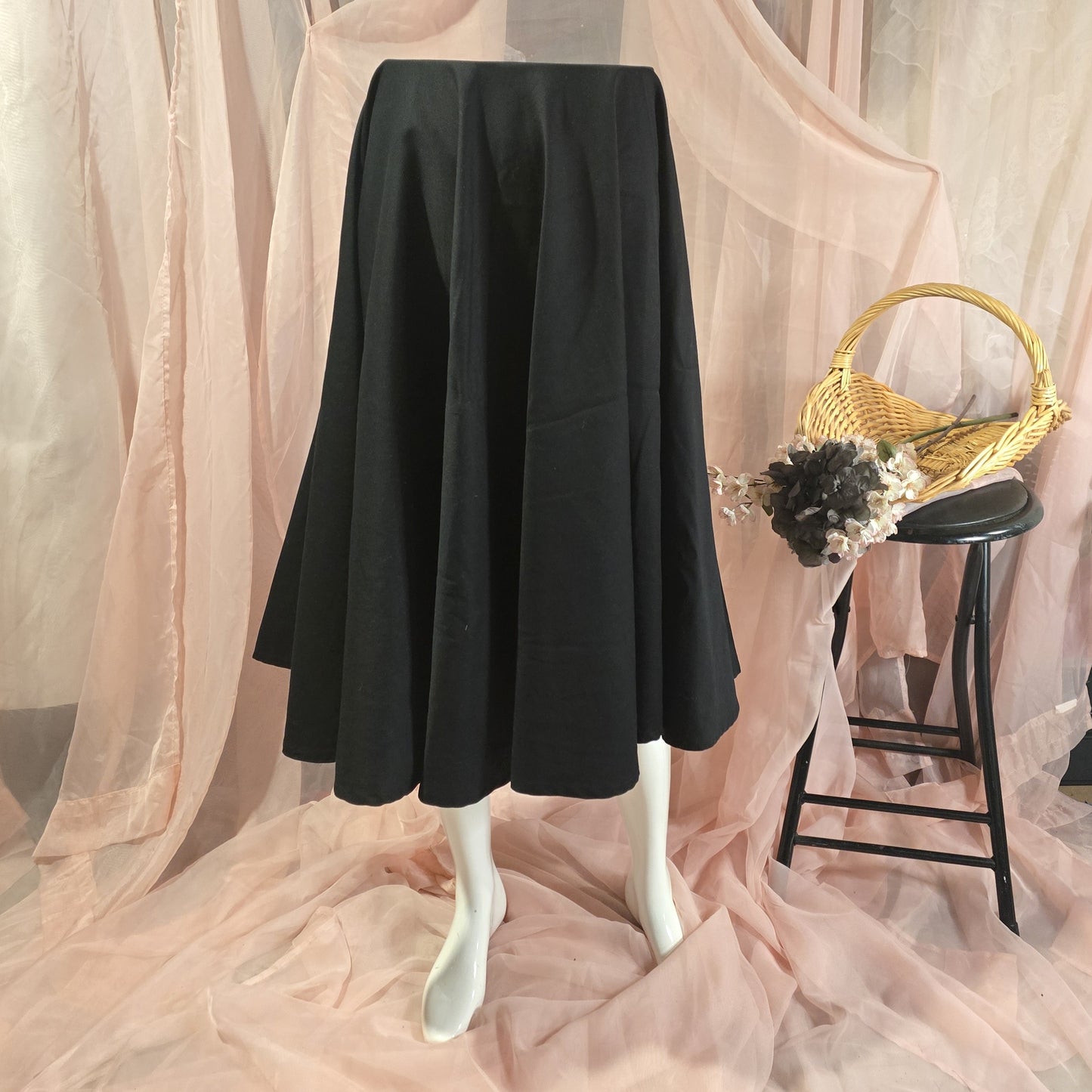 Black Circle Skirt