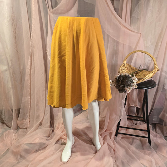Squash Yellow Circle Skirt