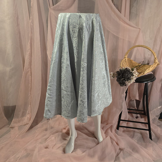 Ice Blue Circle Skirt