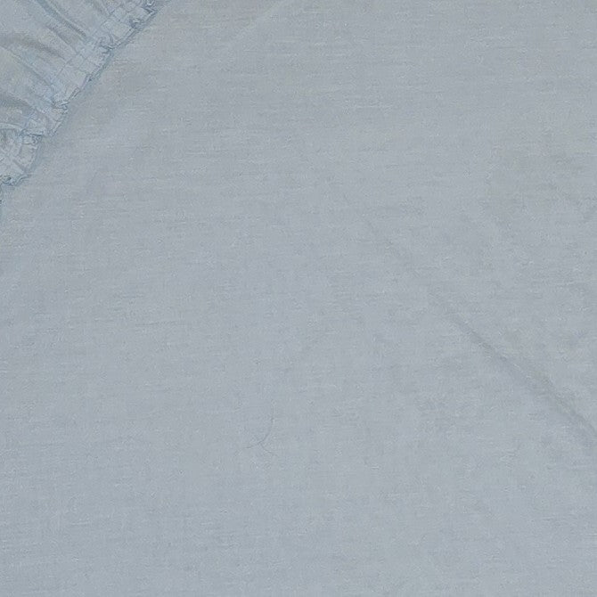 Light Blue Ruffled Circle Skirt