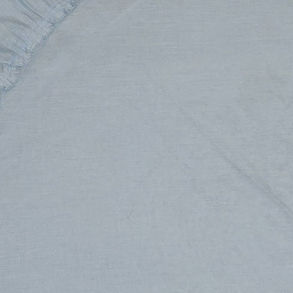 Light Blue Ruffled Circle Skirt