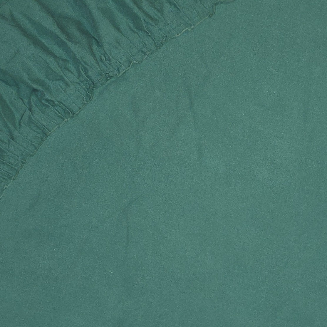 Green Ruffled Circle Skirt