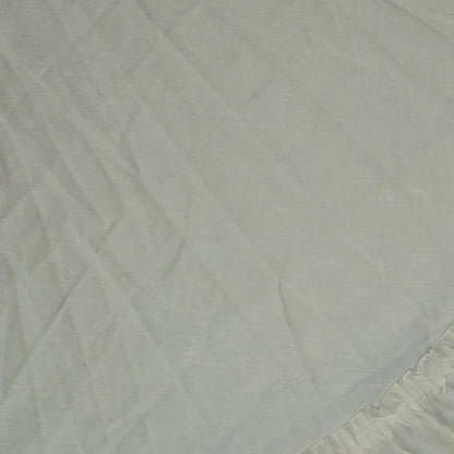 Cream Ruffled Circle Skirt